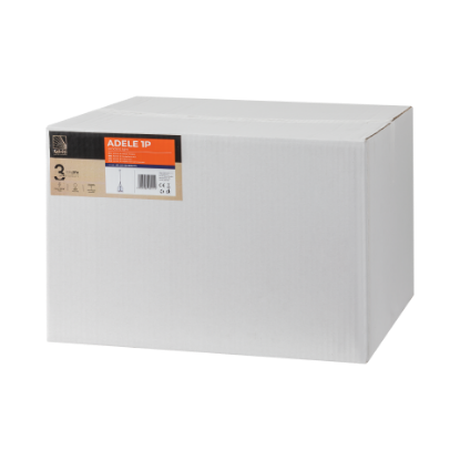 Imagine PENDUL 1*E27 60W NEGRU/CROM METAL+STICLA ADELE 1P AD-LD