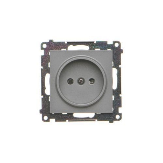 Imagine PRIZA ST SIMPLA 2P+E 16A 250V GRAFIT MAT SIMON 55,TGSZ1Z.01/116 F RAMA