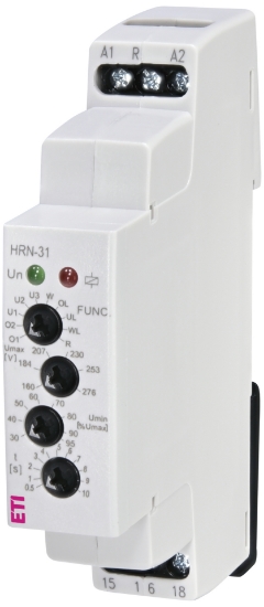 Imagine RELEU MONITORIZARE TENSIUNE, MONOFAZIC 16A 48-276VAC, 1ND+0NI HRN-31