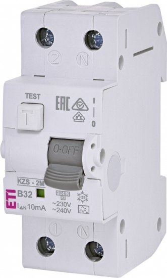Imagine DIFERENTIAL RCBO, 10MA, TIP A, 1P+N, B 32A, 2MD, 10KA, KZS-2M