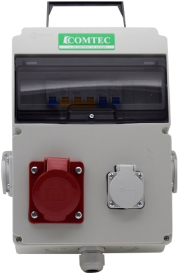 Imagine TABLOU SANTIER ECHIPAT T1*16A+M3*16A 10MD/IP54,  PF0019-05560