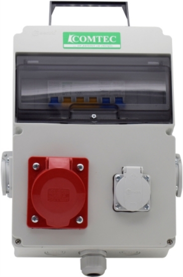 Imagine TABLOU SANTIER ECHIPAT T1*32A+M3*16A 10MD/IP55,  PF0019-05564