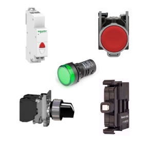 Imagine pentru categorie Butoane ,Selectoare ,Manipulatoare, contacte auxiliare si lampi semnalizare