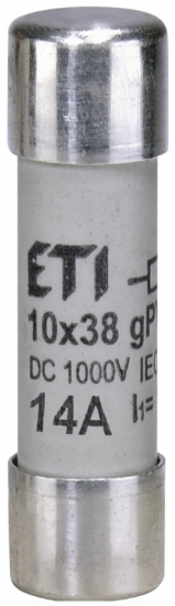 Imagine SIGURANTA FUZIBILA, FI 10*38MM, 14A, 1000VDC, 30KA GPV