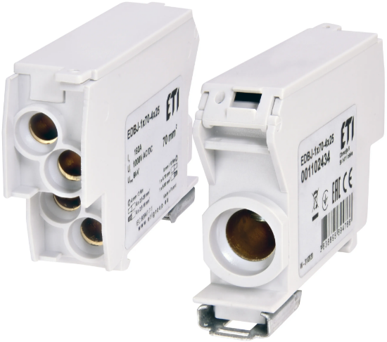 Imagine BLOC DISTRIBUTIE 1P, (1* 70+4*25)MMP, 192A 415V, GRI, EDBJ-1X70-4X25