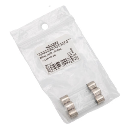 Imagine SIGURANTA FUZIBILA, FI 6.3*32MM, 3.0A 250VAC, RAPIDA - 3BUC/PG,