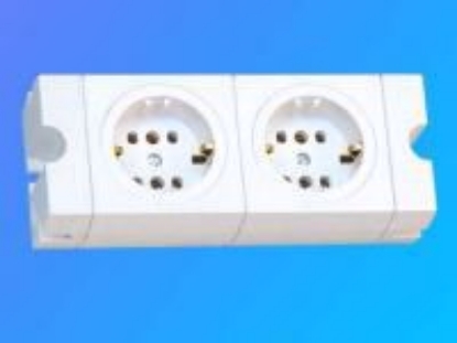 Imagine BLOC 2 PRIZE 2P+E 16A 250V, ALB, PM 2,  N-02548/2